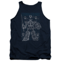Mighty Morphin Power Rangers Mega Plans - Men's Tank Top