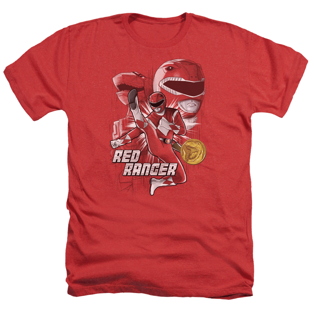 Mighty Morphin Power Rangers Red Ranger - Men's Heather product image 1
