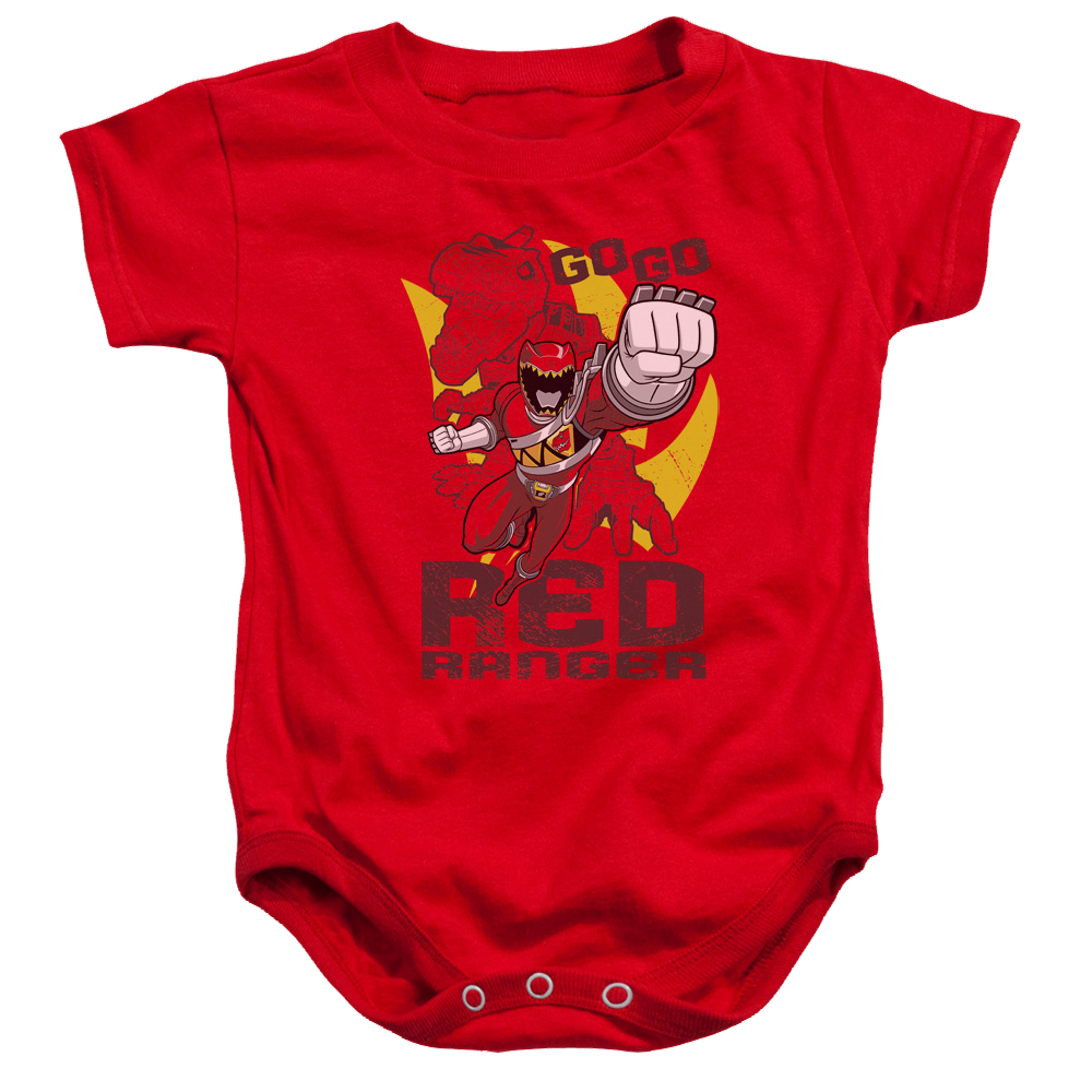 Power Rangers Dino Charge Go Red - Baby Bodysuit