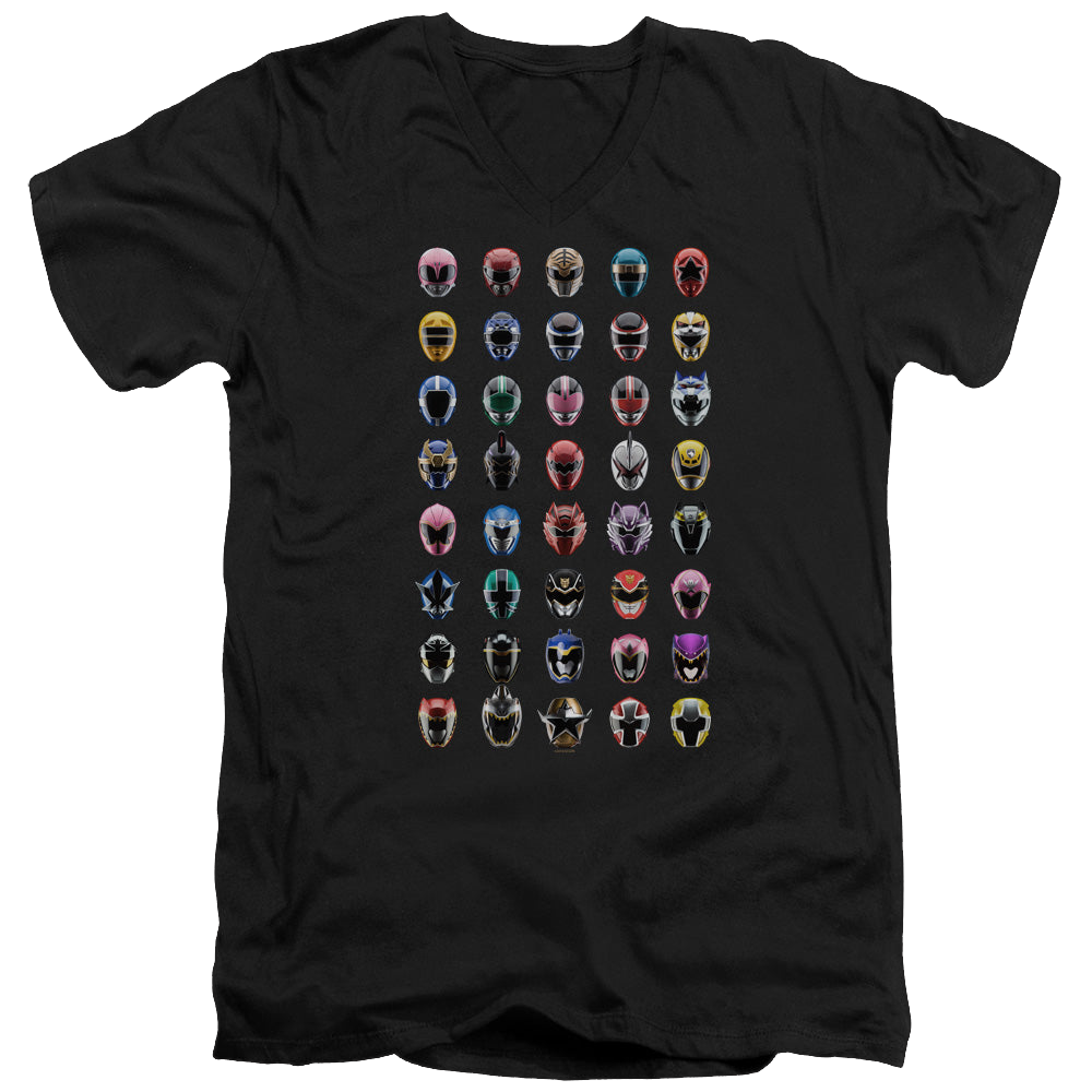 Mighty Morphin Power Rangers Visual Timeline - Men's V-Neck product image 1