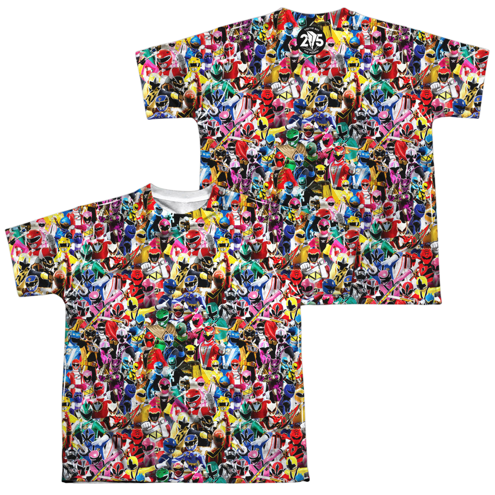 Mighty Morphin Power Rangers Crowd Of (F/B) - Youth product image 1