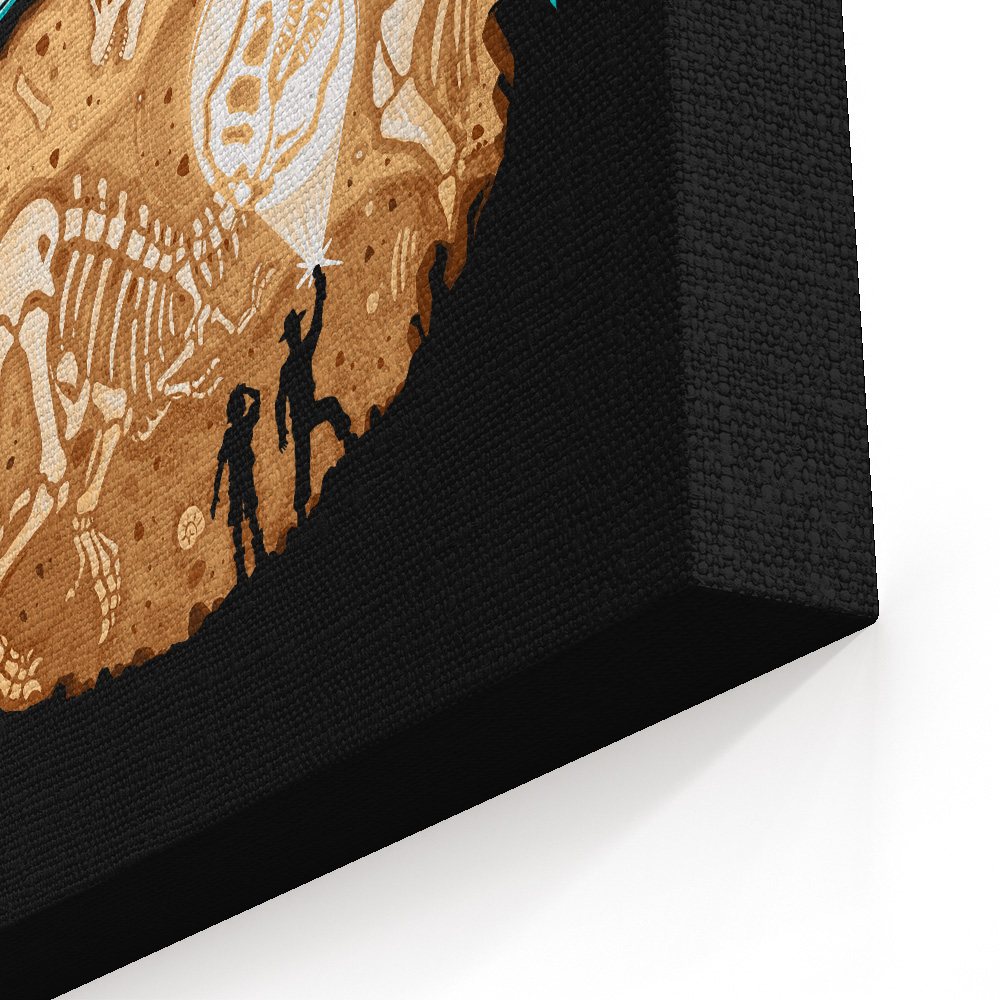 Paleontology Balance - Canvas Print