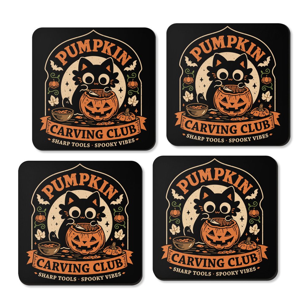 Pumpkin Carving Club - Coasters product image 3