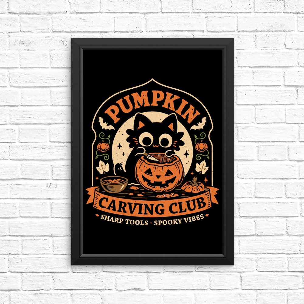 Pumpkin Carving Club - Posters & Prints