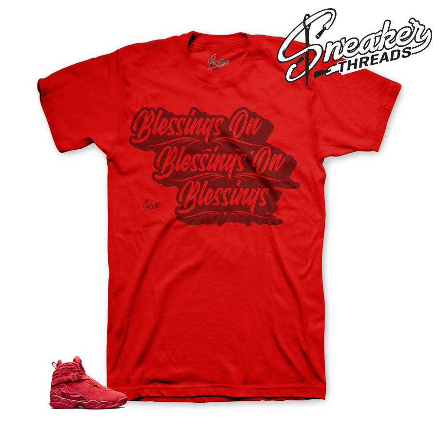 Retro 8 Valentine Blessings Shirt