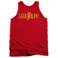 Shazam Movie Flat Logo - Men's Tank Top