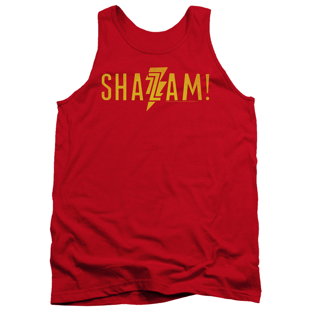 Shazam Movie Flat Logo - Men's Tank Top
