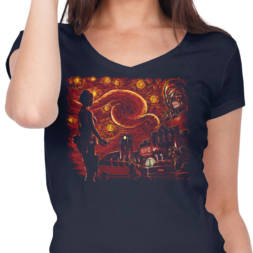 Starry Evil (Alt) - Women's V-Neck product image 5