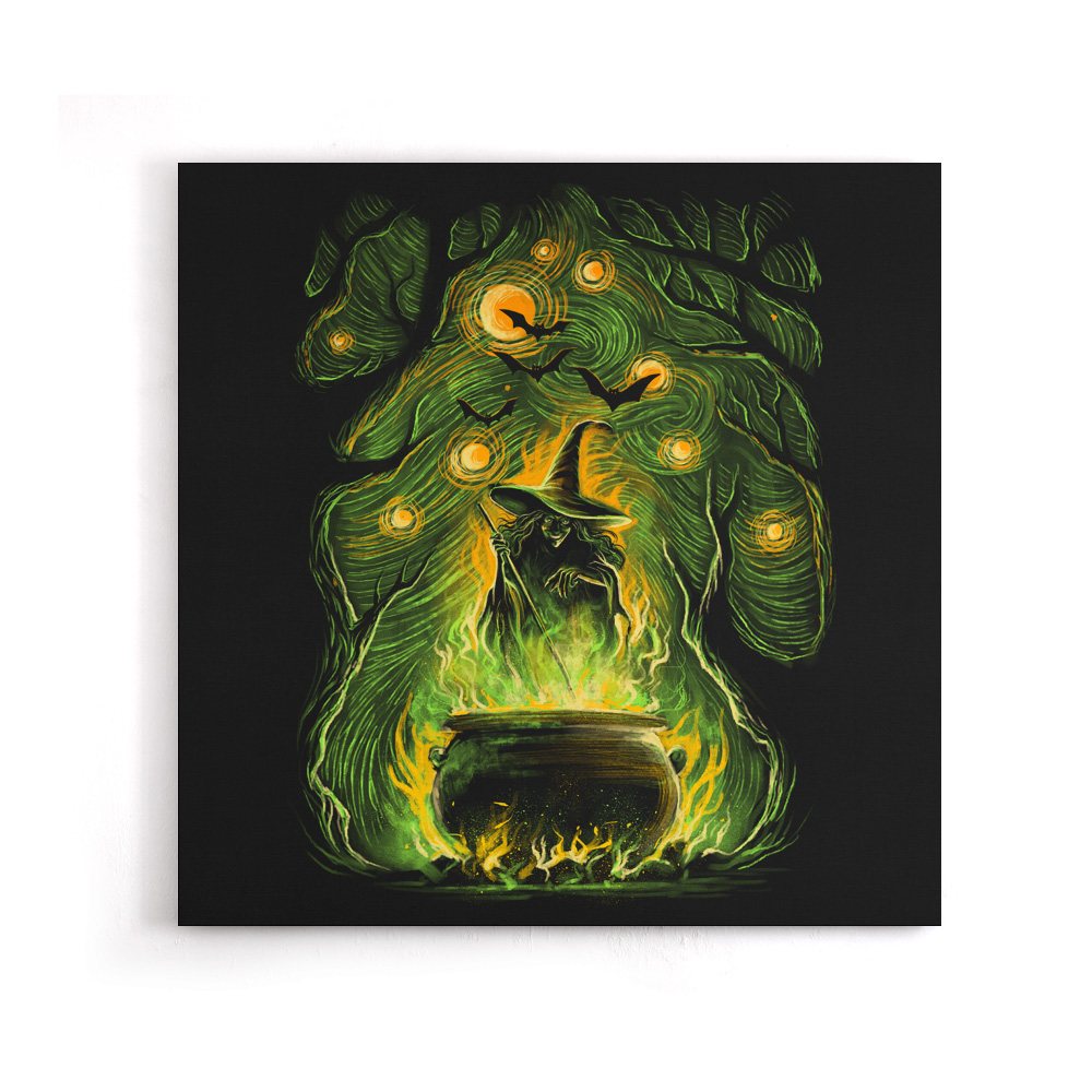 Starry Witch - Canvas Print