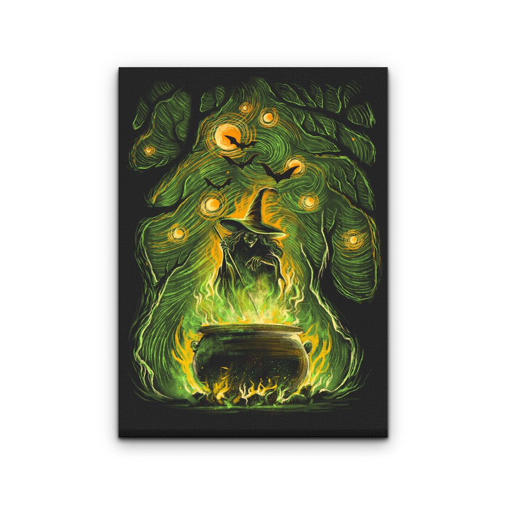Starry Witch - Canvas Print