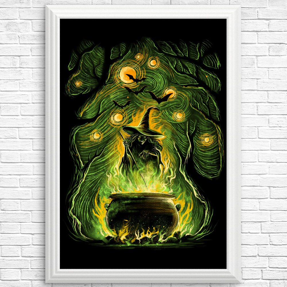 Starry Witch - Posters & Prints