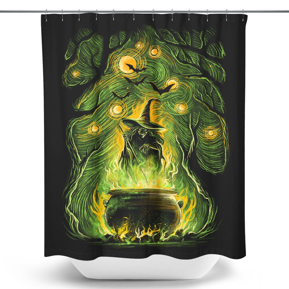 Starry Witch - Shower Curtain