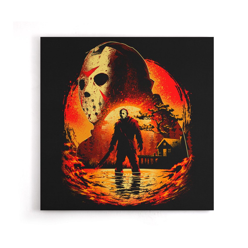 Terror at Crystal Lake - Canvas Print