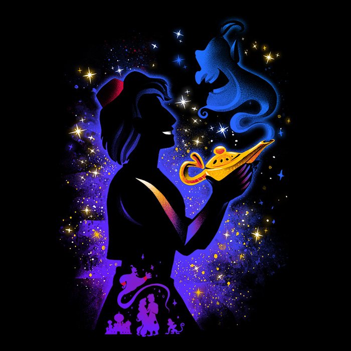 The Magic Lamp - Men's V-Neck product image 2