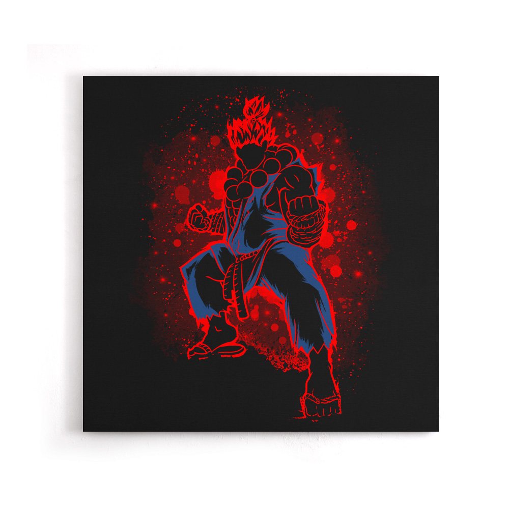 The Raging Demon - Canvas Print