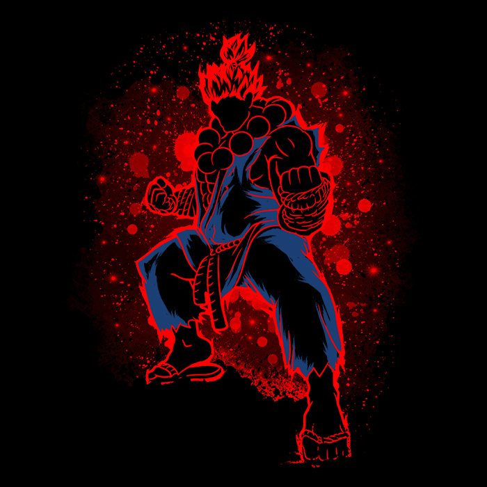 The Raging Demon - Shower Curtain