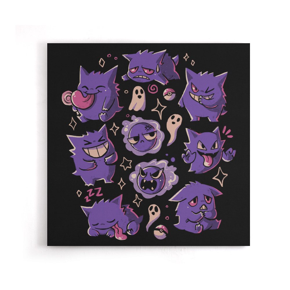 Too Many Ghosts - Canvas Print