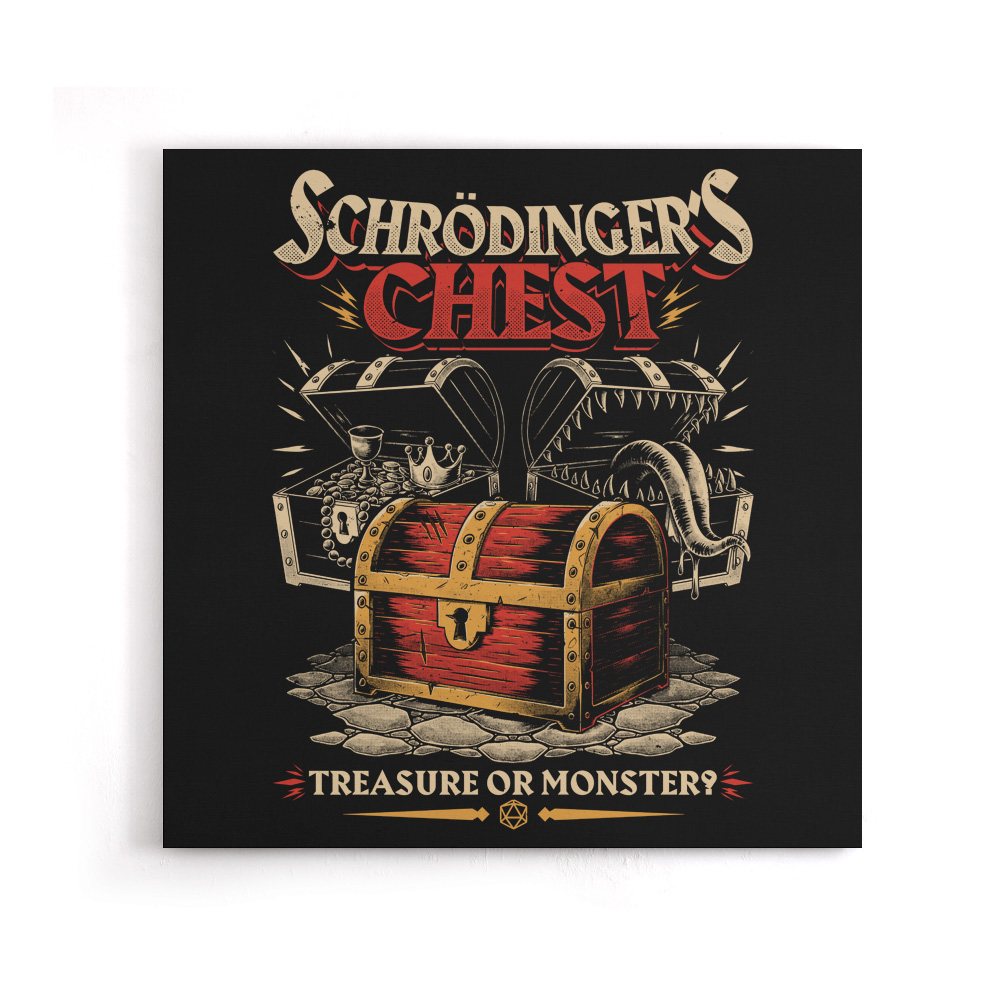 Treasure or Monster - Canvas Print