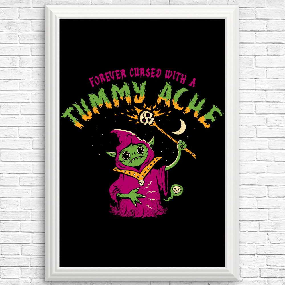 Tummy Ache Sorcerer - Posters & Prints