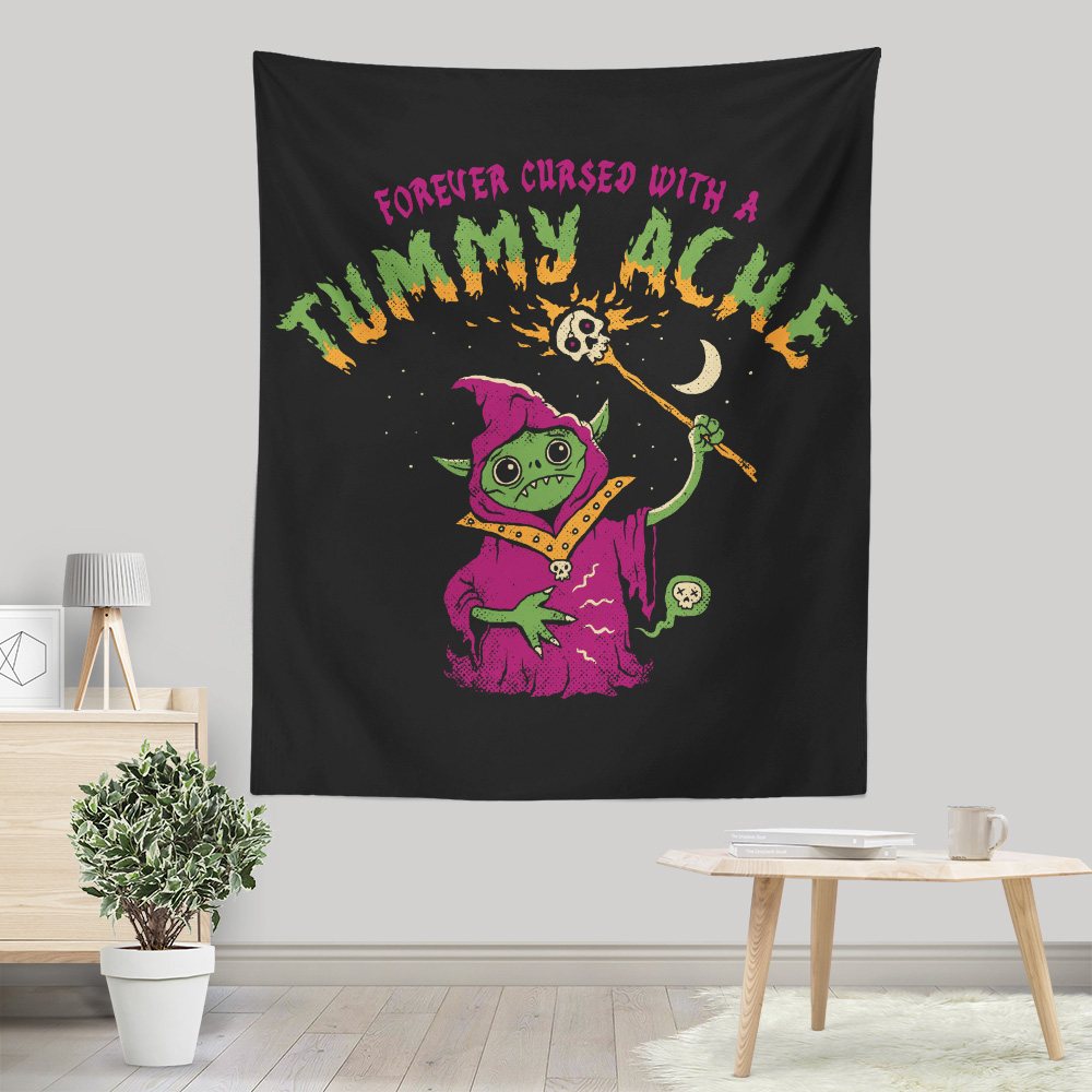 Tummy Ache Sorcerer - Wall Tapestry