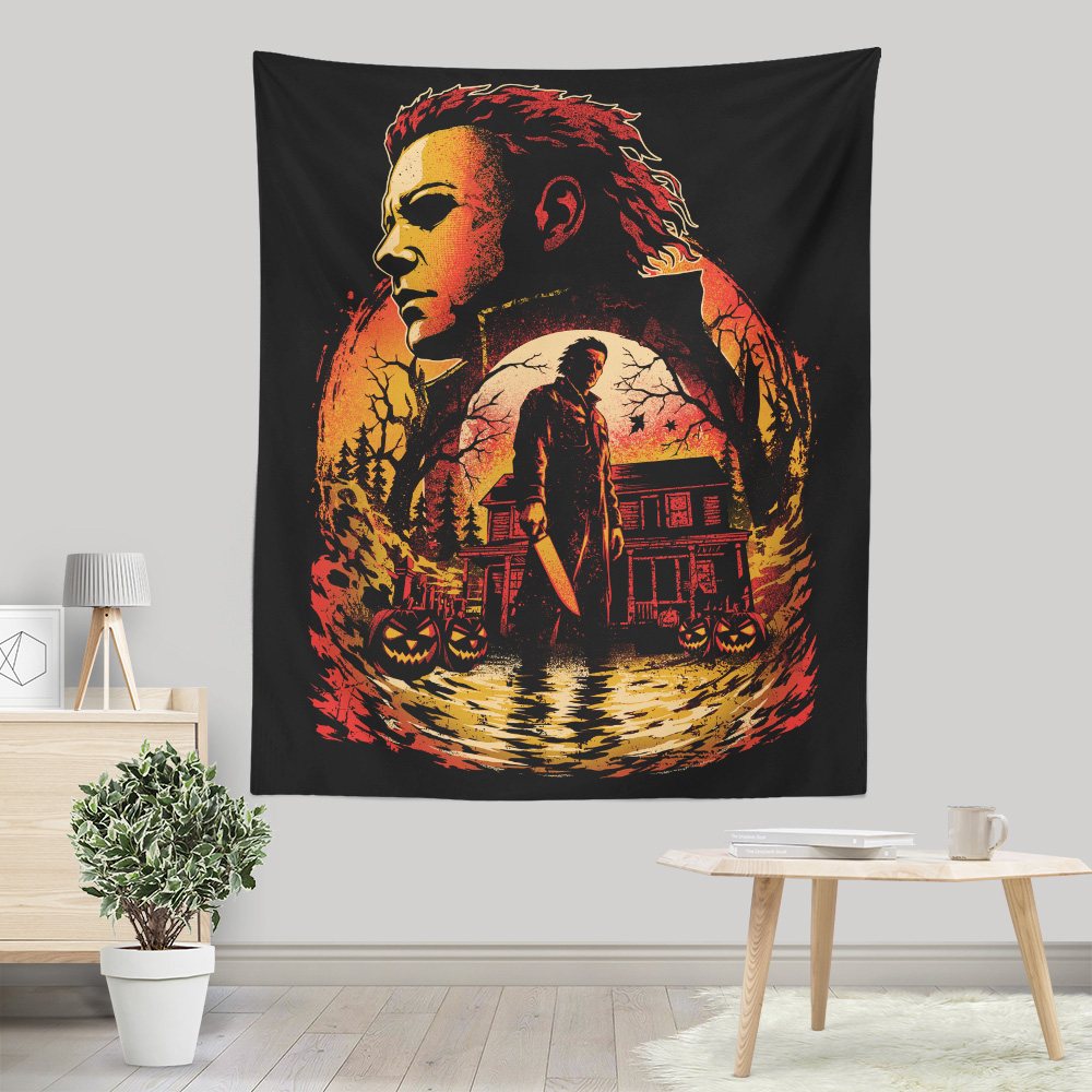 Under the Blood Moon - Wall Tapestry