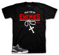Retro 3 Black Cement Enemies Shirt