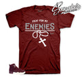 Retro 12 Bordeaux Enemies Shirt