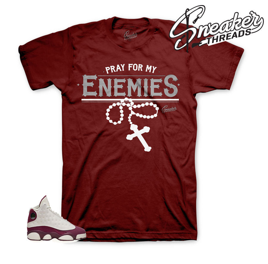 Retro 13 Bordeaux Enemies Shirt
