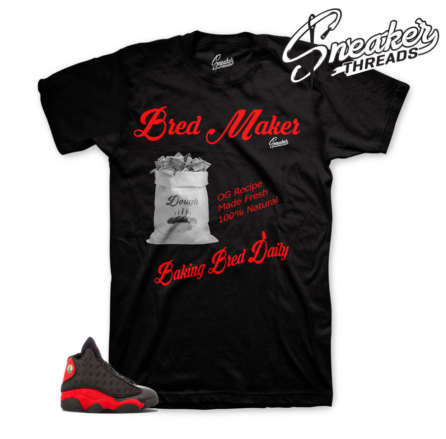 Retro 13 Bred Bred Maker Shirt
