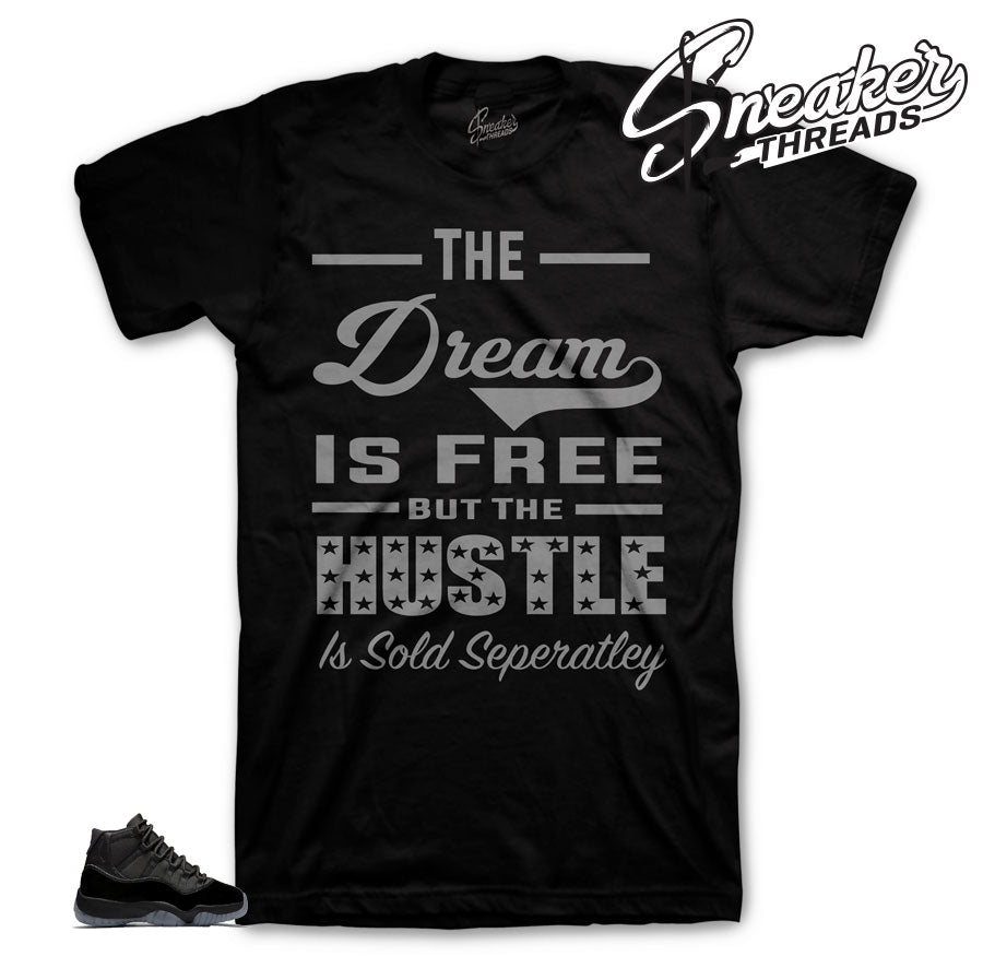 Retro 11 Cap & Gown Sold Seperatley Shirt