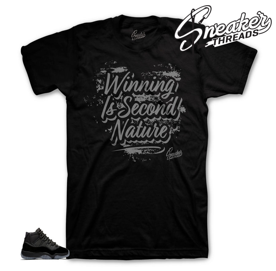 Retro 11 Cap & Gown Second Nature Shirt