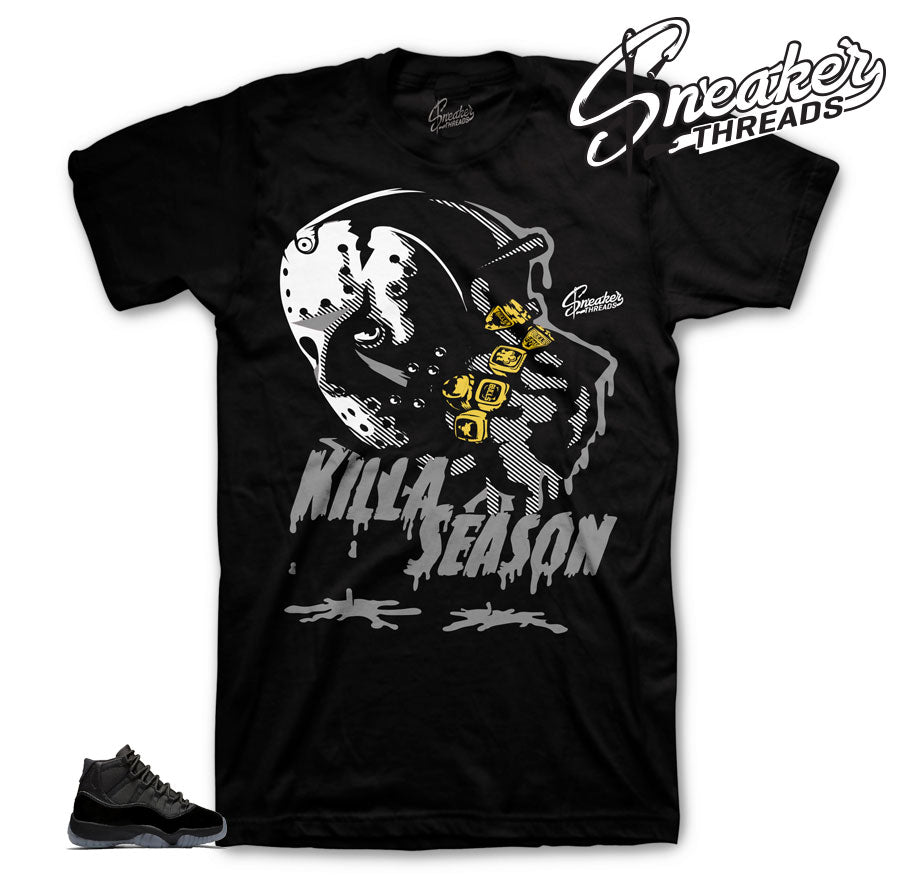 Retro 11 Cap & Gown Killa Season Shirt