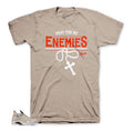 Retro 14 Desert Sand Enemies Shirt