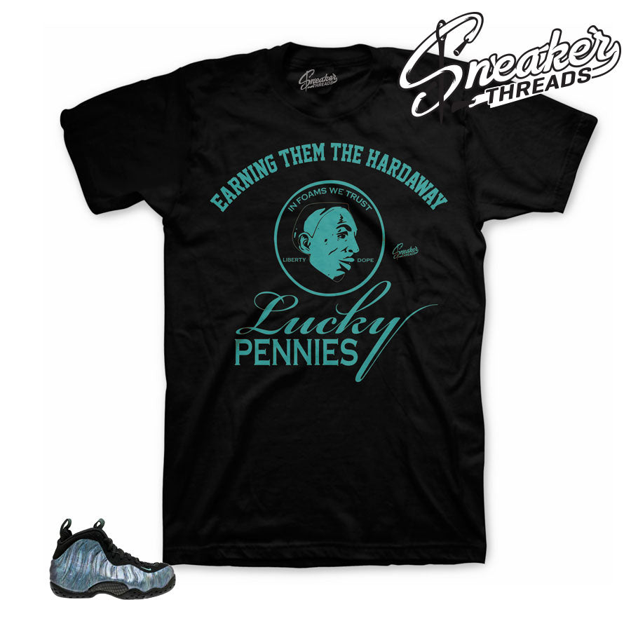 Foamposite Abalone Lucky Penny Shirt