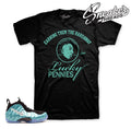 Foamposite Island Green Lucky Penny Shirt