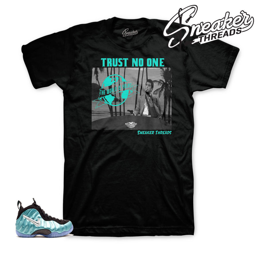 Foamposite Island Green Trust Tony Shirt