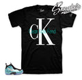Foamposite Island Green CK Shirt