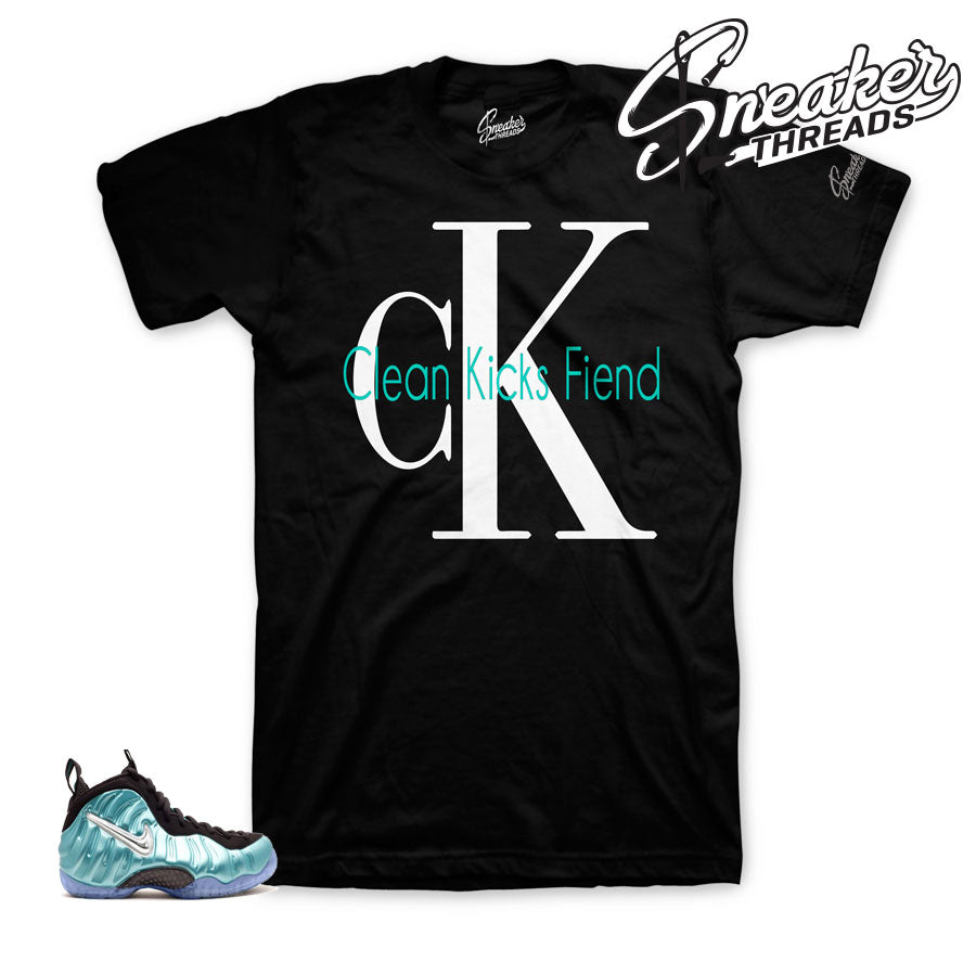 Foamposite Island Green CK Shirt