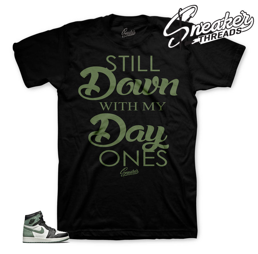 Retro 1 Green Clay Day Ones Shirt