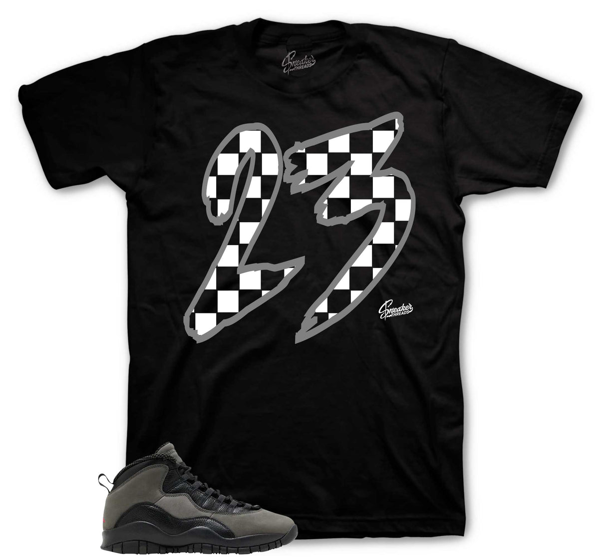 Retro 10 Shadow Checkered 23 Shirt