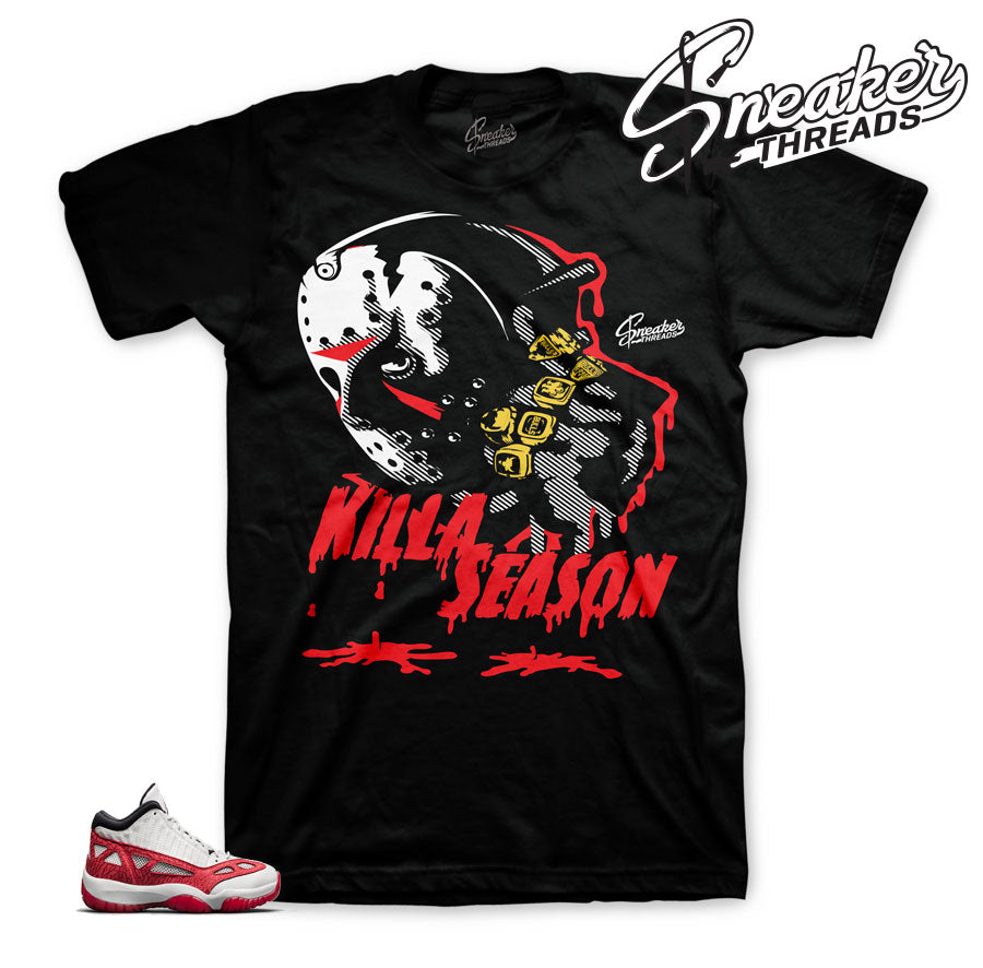 Retro 11 Fire Red Killa Season Shirt