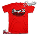 Retro 11 Fire Red Strength in Numbers Shirt