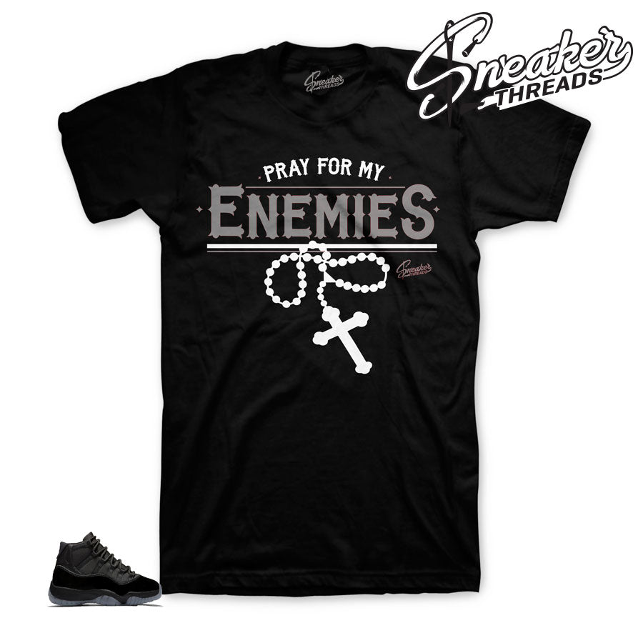 Retro 11 Cap & Gown Enemies Shirt
