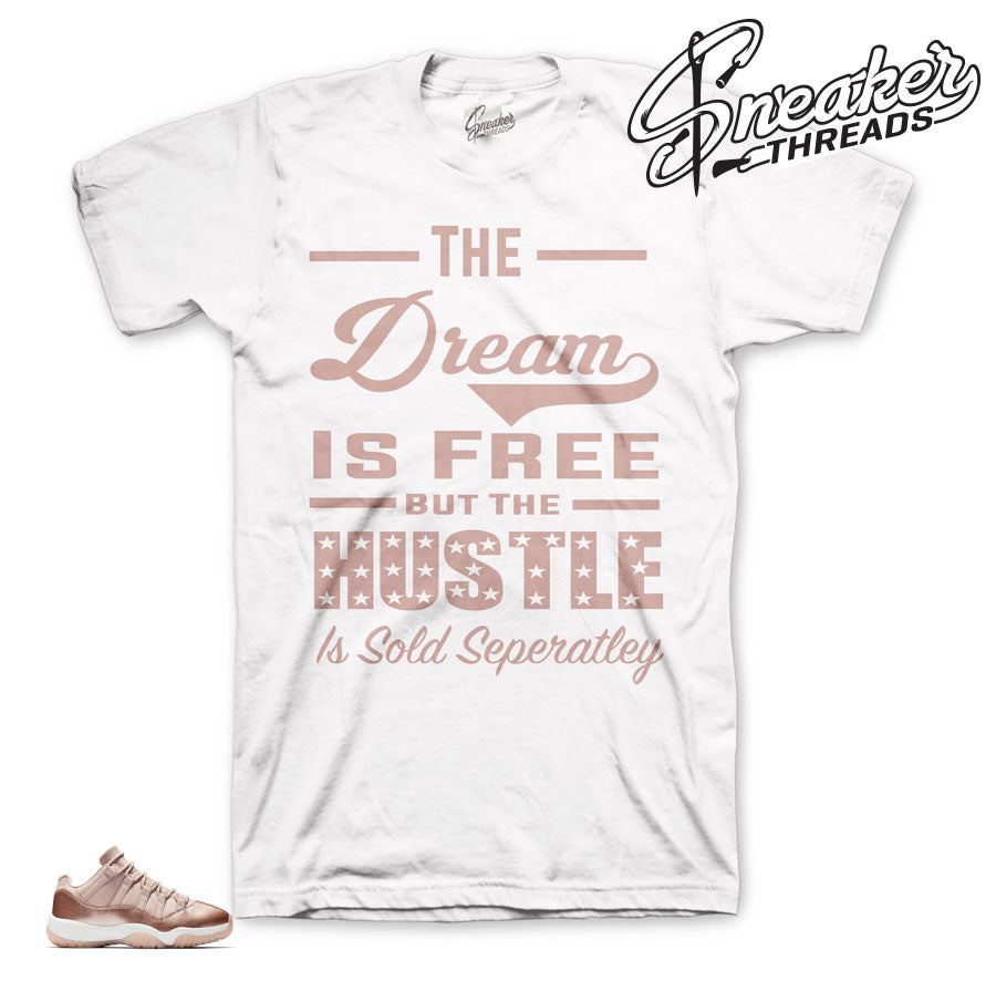 Retro 11 Rose Gold Sold Separately Shirt