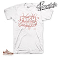 Retro 11 Rose Gold Fresh Sneakers Shirt