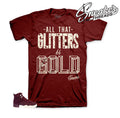 Retro 12 Bordeaux Glitters Shirt