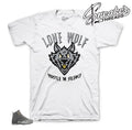 Retro 12 Dark Grey Lone Wolf Shirt