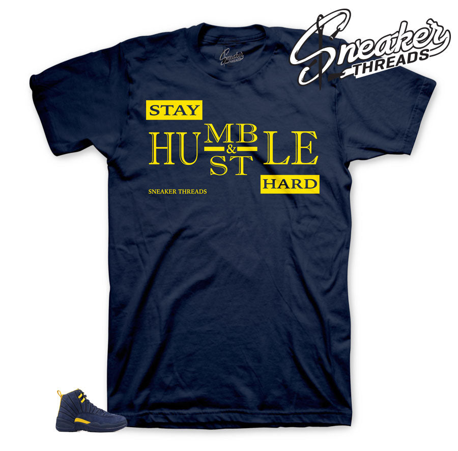 Retro 12 Michigan Humble Shirt