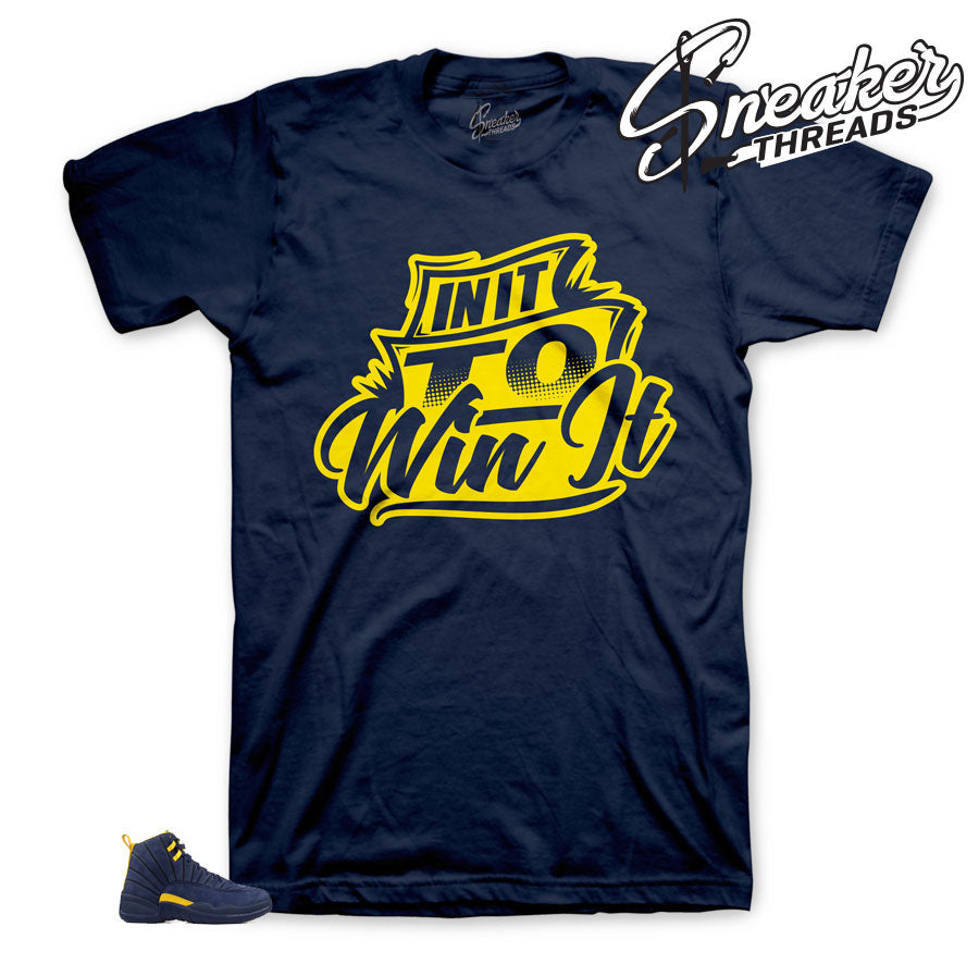 Retro 12 Michigan Win It Shirt
