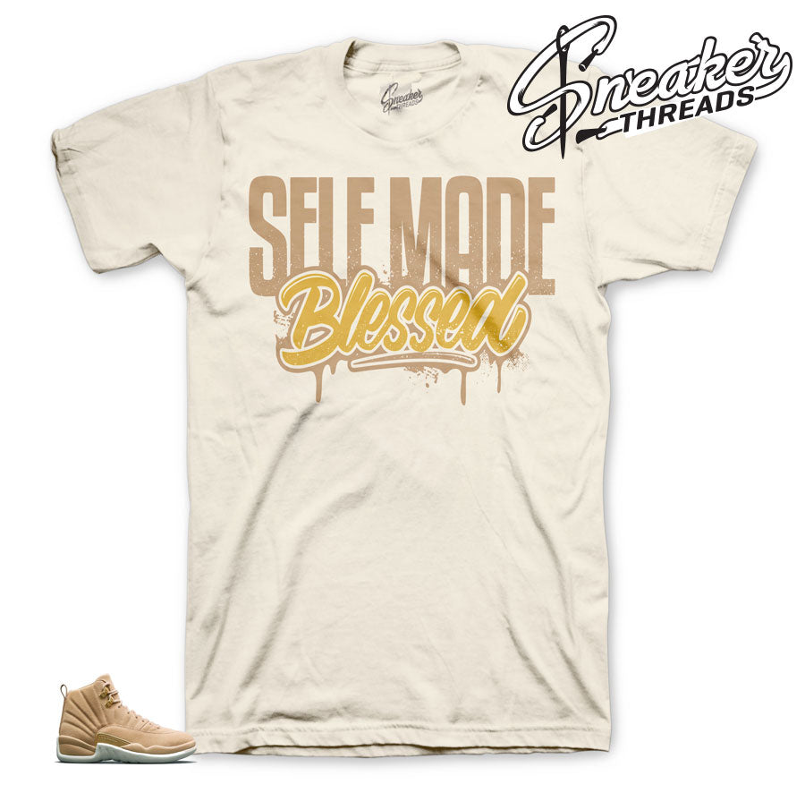 Retro 12 Vachetta Tan Self Made Shirt